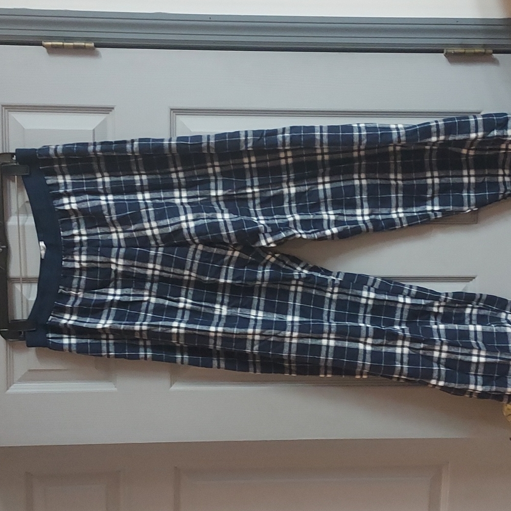 Navy Flannel Pajama Pant, Adult